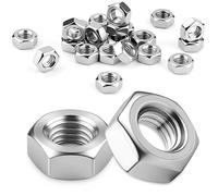 Pyroclasia Ecrou M6 Inox 30 Pièces Hexagonal en Acier Inoxydable 304 DIN 934 / ISO 4032 pour Vis Boulons et Contre-Écrous à Filetage Métrique