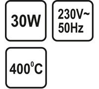 Pyrograveur - accessoires pyrograveur Lund - 78890 - Fer à souder et pyrographe pour bois 11 pièces ()