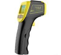 Pyromètre numérique 12:1 pour point cible laser optique Pyromètre numérique | Plage de mesure de -50 à 600 °C, sans contact, pour surfaces chaudes, industrie alimentaire
