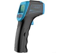Pyromètre numérique 12:1 pour point cible laser optique Pyromètre numérique | Plage de mesure de -50 à 600 °C, sans contact, pour surfaces chaudes, industrie alimentaire