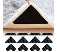 PYSEOSISE Antidérapant pour Tapis, 24 Pièces Tapis Antiglisse, 3 Tailles sous-Tapis Antidérapant Autocollant Arrêts de Tapis pour Parquet et Stratifié