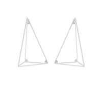 Pythagoras Paire de Supports Blancs