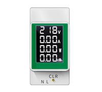 PZ-008 Din Rail électricité numérique compteur d'énergie Watt Kwh wattmètre moniteur ampèremètre voltmètre AC 50-300 V 100A