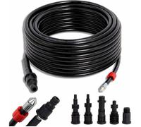 PZCC - Tuyau déboucheur de canalisation 20m - Pression 180 bars - Température 60°C - 5 adaptateurs compatibles Kärcher, Bosch, Lavor