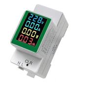 PZE-008 Din Rail électricité numérique compteur d'énergie Watt Kwh wattmètre moniteur ampèremètre voltmètre AC 50-300 V 100A