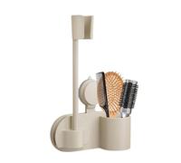 Pzmjwkyn Support mural pour sèche-cheveux, organiseur universel moderne | Porte-sèche-cheveux mains libres, organisateur universel pour maison, appartement, hôtel, chambre, salle de bain, douche
