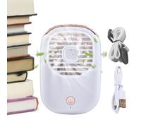 Pzmjwkyn Ventilateur de cou personnel à 3 vitesses | Petit ventilateur de refroidissement USB pour voyage, plage, maison, bureau, trajet, escalade, camping