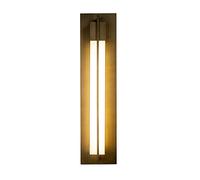 PZOFERLIN Applique Murale élégante pour Usage intérieur Applique Murale en Fer Acrylique à encastrer, éclairage géométrique, Bronze Vert brossé, Plusieurs Tailles, Ampoule E27(L)