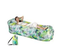 Pzuryhg Canapé gonflable de salon, siège de rangement facile pliable, construction en vinyle anti-fuite, meubles à remplissage rapide pour adultes, chaise longue d'intérieur, parfait pour les voyages