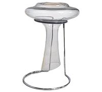 Pzuryhg Support de séchage pour carafe à whisky | Égouttoir à décanteur de vin | Support de séchage stable avec revêtement en caoutchouc pour éviter les rayures