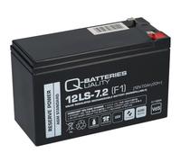 Q-Batteries 12LS-7.2 F1 Batterie Plomb-Polaire AGM VRLA avec VDS 12 V 7,2 Ah