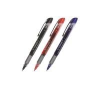 Q connect 0.5mm stylo roller encre liquide - bleu qcn kf50140