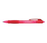 Q-Connect 29193 Stylo-bille Rétractable écriture moyenne 0,5 mm encre classique clip grip préhension