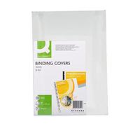 Q-Connect 39989 Couverture Grain Cuir 250 g Format A4 Brillant Paquet de 100