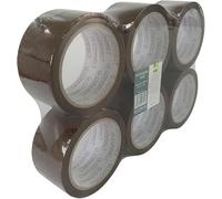 Q-Connect 44029 Ruban Adhésif Économique Haute Adhérence 50 mm x 66 m Couleurs Assorties (Lot de 5)