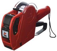 Q-Connect 936088 Pince étiqueter 1 Ligne 8 Caractères 300 g Rouleau encreur 22,5 x 13,5 x 4 cm Rouge