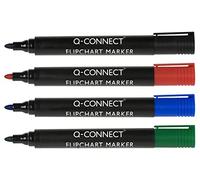 Q Connect Assorti Marqueur avec Pointe ogive pour Tableau de conférence (Lot de 4)