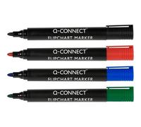 Q Connect Assorti Marqueur Avec Pointe Ogive Pour Tableau De Conférence (Lot De 4)