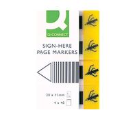 Q Connect Assorti X4 Sign Here Signet