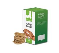 Q-Connect Bandes en caoutchouc n°24 152,4 x 1,6 mm 500 g KF10533, jaune|chêne|gris