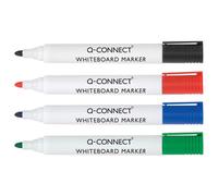 Q-Connect Drywipe Marker Pen Assorted (Pack of 4) Dry Wipe