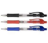 Q-CONNECT KF00268 Stylo bille Bleu, Transparent