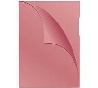Q-Connect KF00306 Lot de 100 pochettes de présentation grainées Rouge Format A4