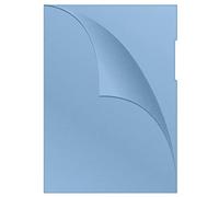 Q-Connect KF00307 Lot de 100 pochettes de protection grainées Bleu Format A4