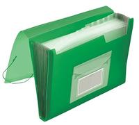 Q-Connect KF02480 Pochette de rangement pour documents Vert translucide