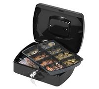 Q-Connect KF02603 Caisse à espèces 25,4 cm Noir