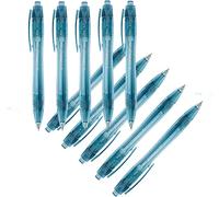 Q-Connect KF15001 Lot de 10 stylos à bille recyclés Bleu 0,7 mm