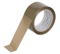 Q-Connect KF17484 Lot de 6 rubans adhésifs d'emballage 60 m de ruban adhésif pour emballage 48 mm x 60 m Couleur marron de -10 °C à +60 °C