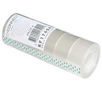 Q-Connect KF17494 Lot de 6 rouleaux de ruban adhésif transparent 24 mm x 30 m pour école, maison et bureau