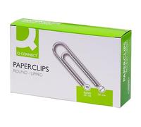 Q-Connect Lot de 1000 trombones à lèvres 32 mm KF01316Q