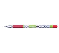 Q-Connect Lot de 12 stylos à encre gel liquide 0,5 mm - Classique - Mine interchangeable - Poignée en caoutchouc - Encre imperméable - Boule 0,5 mm - Épaisseur de trait 0,3 mm - Pour le travail