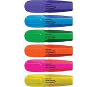 Q-CONNECT Lot de 60 surligneurs de qualité supérieure - Couleurs assorties