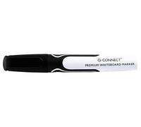 Q-Connect Marqueur pour tableau blanc/effaçable/marqueur non permanent/épaisseur de trait 2-3 mm/haute qualité/pour la maison, le bureau, l'école/Couleur : noir
