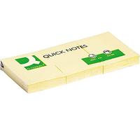 Q-Connect Note rapide 40x50mm Pad repositionnable jaune