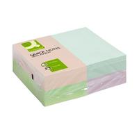 Q Connect Paquet de notes repositionnables Arc-en-ciel pastel 125 x 75 mm