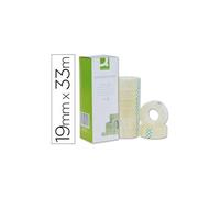 Q-Connect Ruban Adhésif Économique Résistant Transparent 19mmx33m