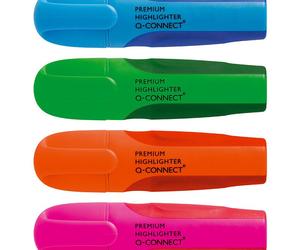 Q-CONNECT Surligneur Premium, 2-5mm, 6 pièces, assorti