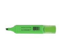 Q-Connect Surligneur Tracé 2/5 Mm Pointe Biseautée Couleurs Éclatantes Vert