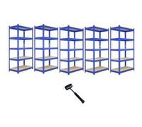 Monstershop 5 Étagères Q-Rax 90cm - Bleu