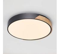 Q-Smart-Home Plafonnier intelligent Q-BILA, dimmable, noir, Salon / Salle à manger, Métal