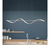 Q-Smart-Home Suspension intelligente Q-Swing, dimmable, gris, Salon / Salle à manger, Aluminium, Moderne