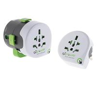 Q2 Power | Qdapter 360 USB World to Europe USB 2.1 A| Adaptateur de Voyage Universel avec Prise de Terre | Protection Antichoc Kid Safe | Tension et Puissance Max. 100V-250V, 1000W/2500W