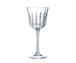 Q4341 - Verre à pied 25 cl Rendez-vous Cristal D'Arques - Boite de 6