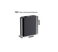 (Q63526) Mini enregistreur vocal audio Oculta 4/8/16/32 Go, clé USB magnétique avec enregistrement activé