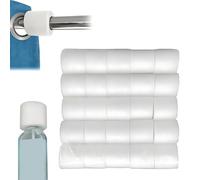 Qalviora Entretoises de rideau pour rideaux à œillets (25 espaceurs), séparateur de rideau, convient pour une tringle jusqu'à 30 mm de diamètre, légères, durables et recyclables