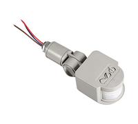 QANYEGN Commutateur De D¨¦tecteur De Mouvement, Capteur De Mouvement Infrarouge LED PIR, Interrupteur D'¨¦clairage Mural ¨¤ D¨¦tecteur De Mouvement ¨¤ 180 Degr¨¦s pour e Utilisation en Ext¨¦Rieur